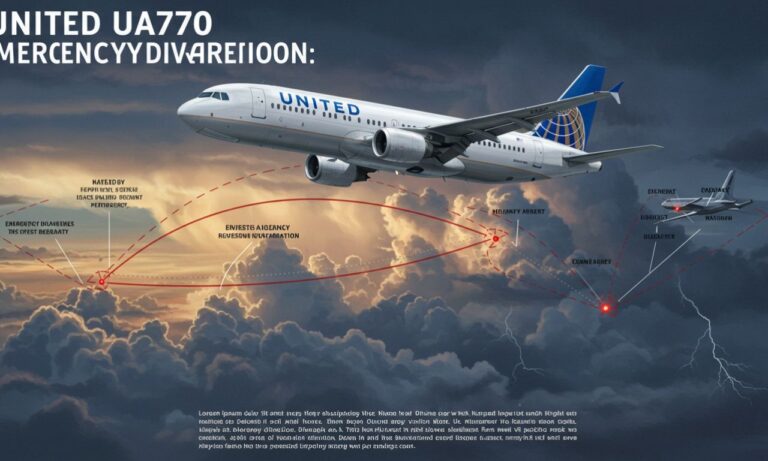 United flight UA770 diverted